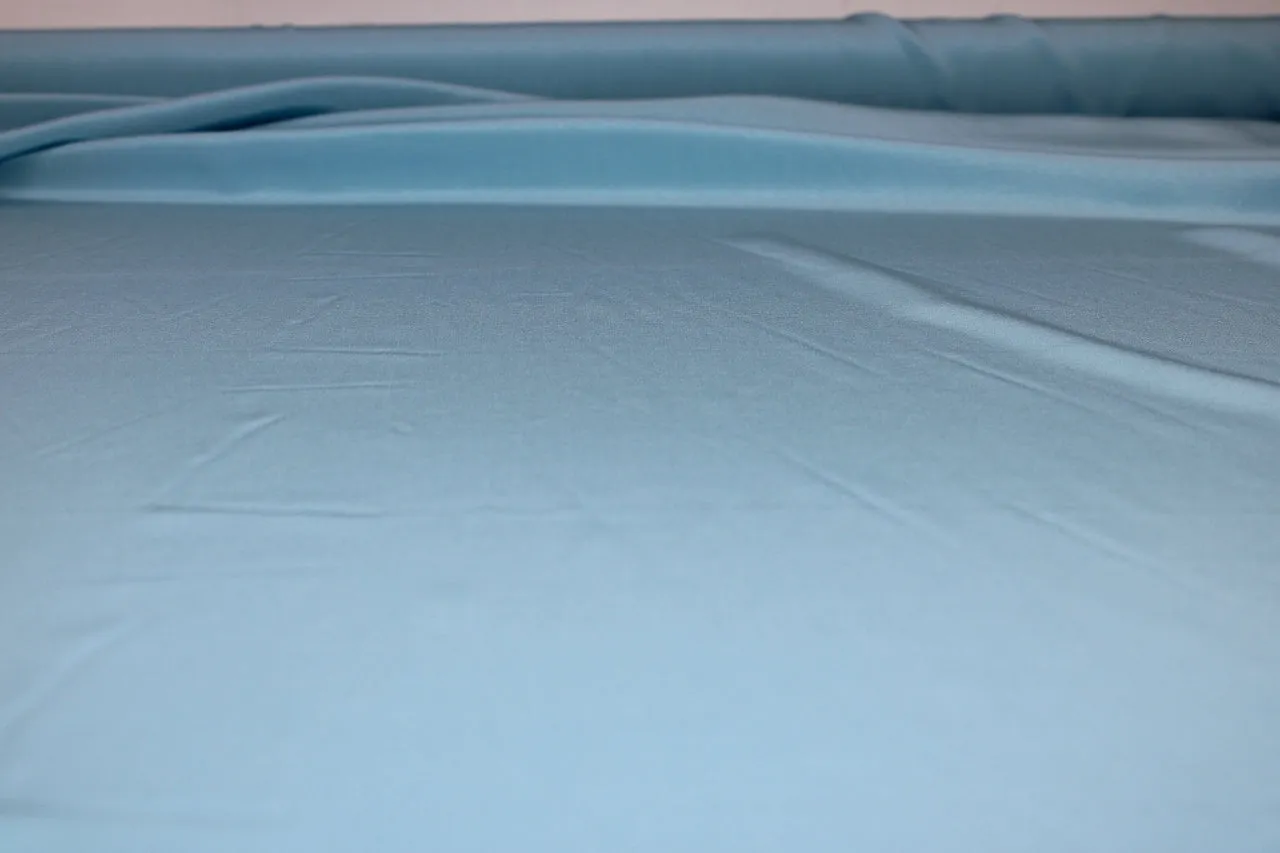 1 3/4  yards of NY Designer Silk Crepe de Chine - Aqua Storm