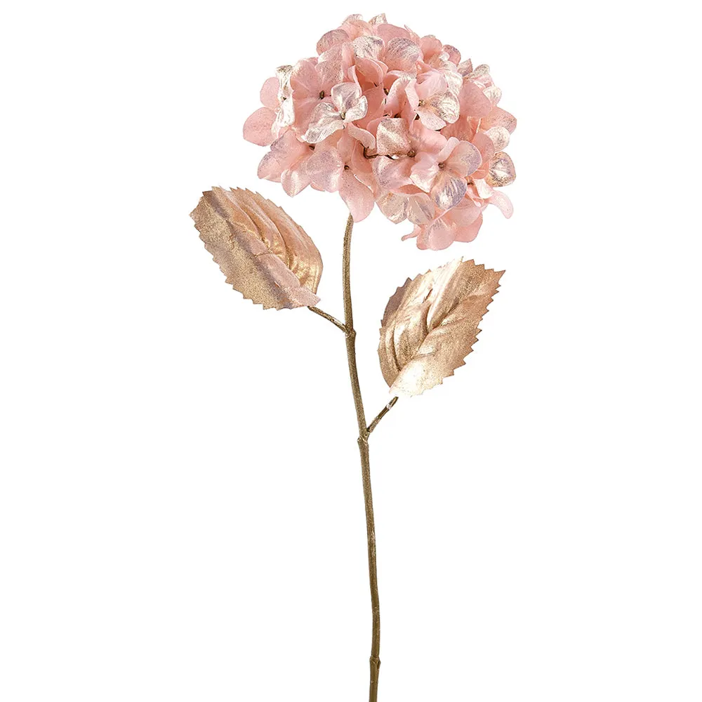 27" Pink Sparkle Hydrangea Set Of 6