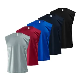 5 Pack Men's Tank Top Sleeveless Shirts