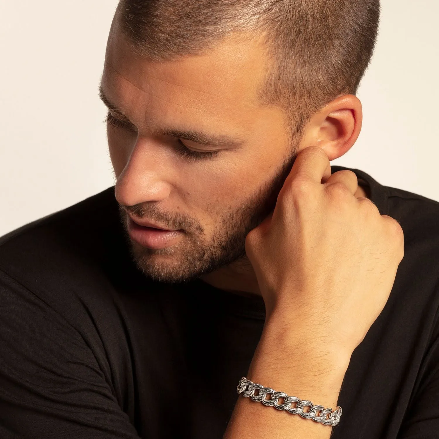 Blackened Silver Bracelet