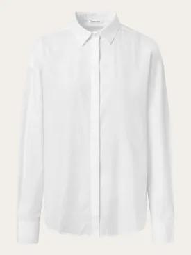 Boxy poplin Shirt - Bright White