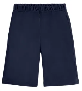 Boys Soft Cotton Athletic Short - UPF 50   | Dark Navy