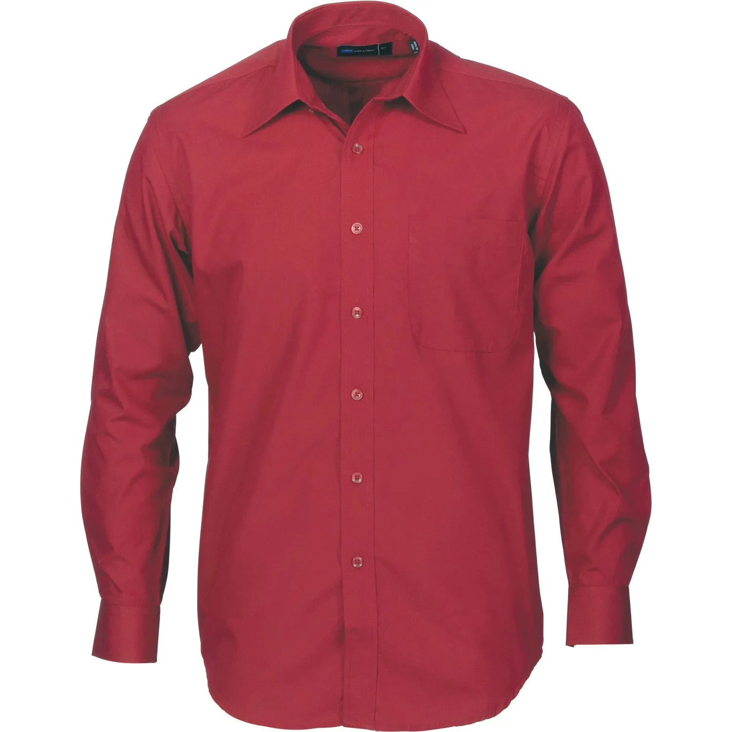 DNC Men's Premier Poplin Business Shirts L/S (4152)