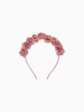 Dusty Pink Iria Flower Girl Headband