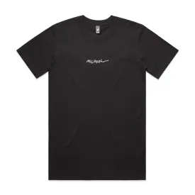 Embroidered Milpool Heavyweight T-Shirt (Black)