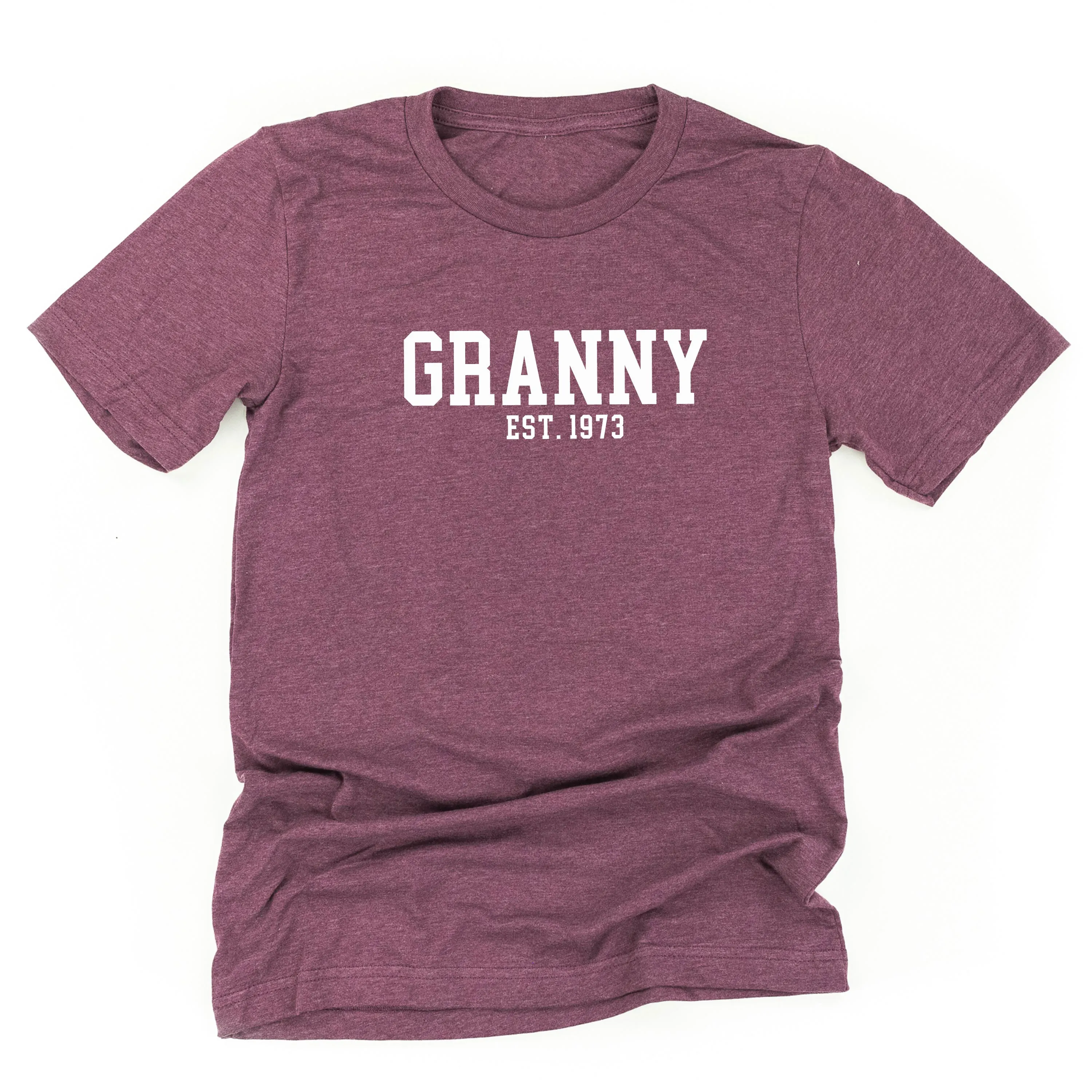 Granny - EST. (Select Your Year) ﻿- Unisex Tee