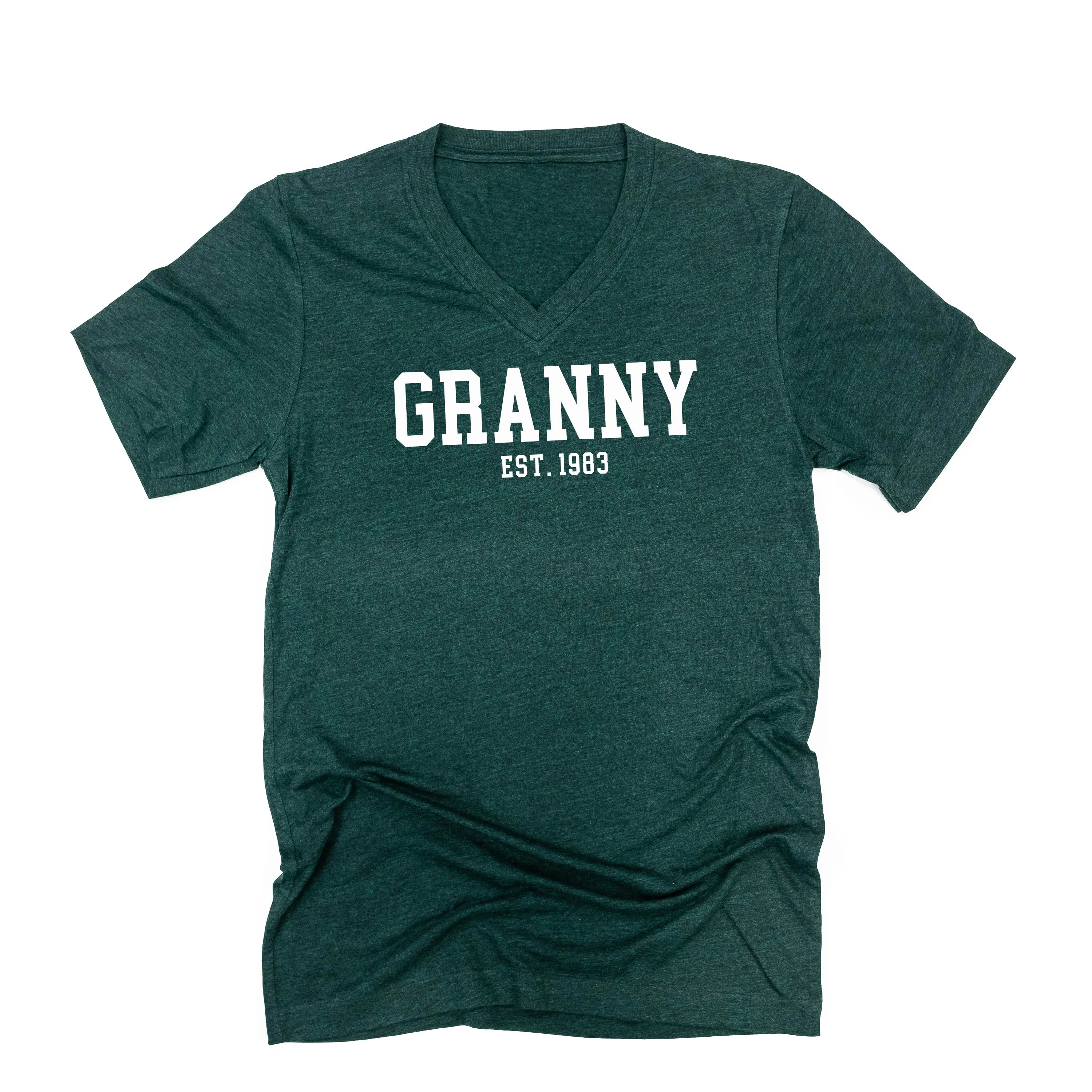 Granny - EST. (Select Your Year) ﻿- Unisex Tee