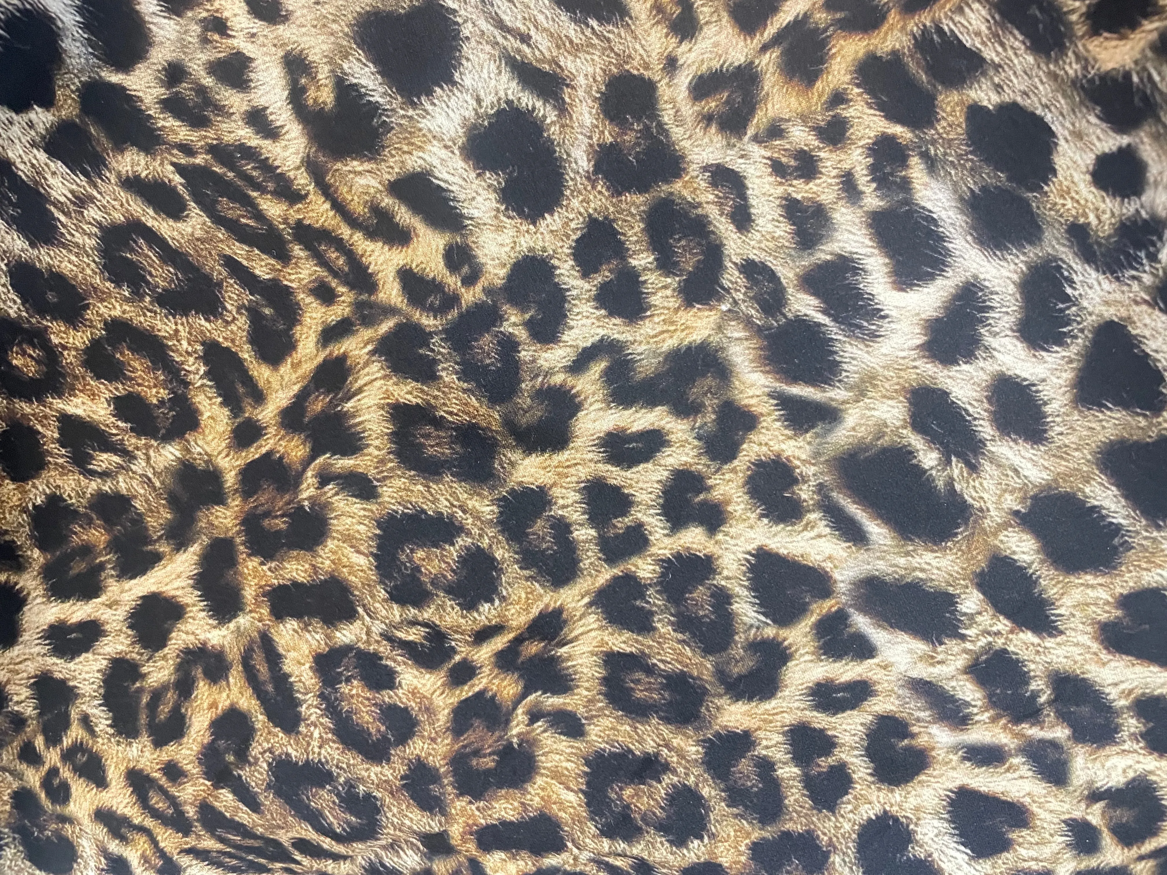 Matte Printed Silk Charmeuse - Cheetah