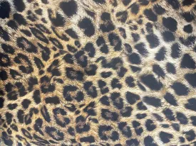 Matte Printed Silk Charmeuse - Cheetah