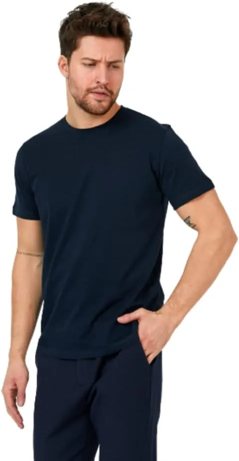 Men's Short Sleeve Crewneck T-Shirt in Combed Turkish Cotton