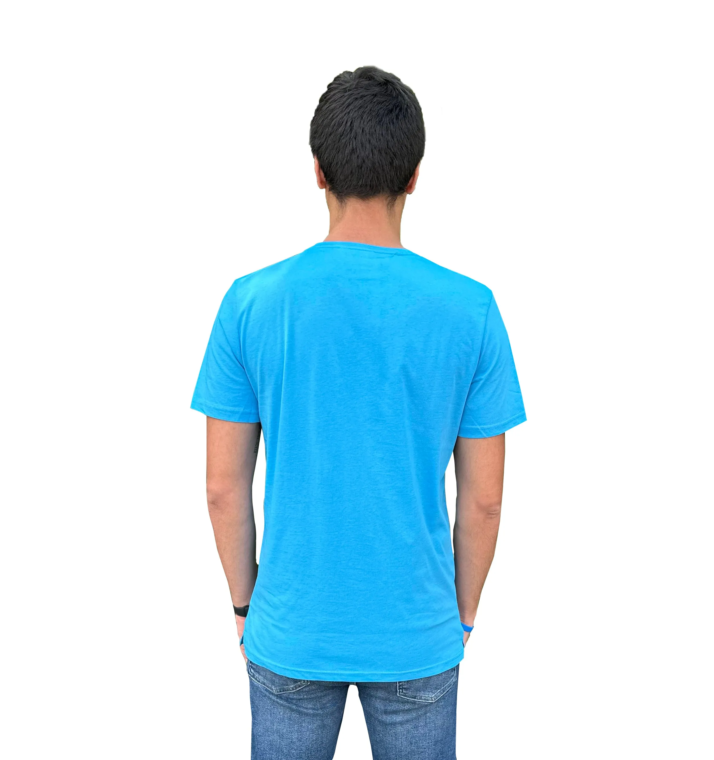 Men's Short Sleeve Crewneck T-Shirt in Combed Turkish Cotton