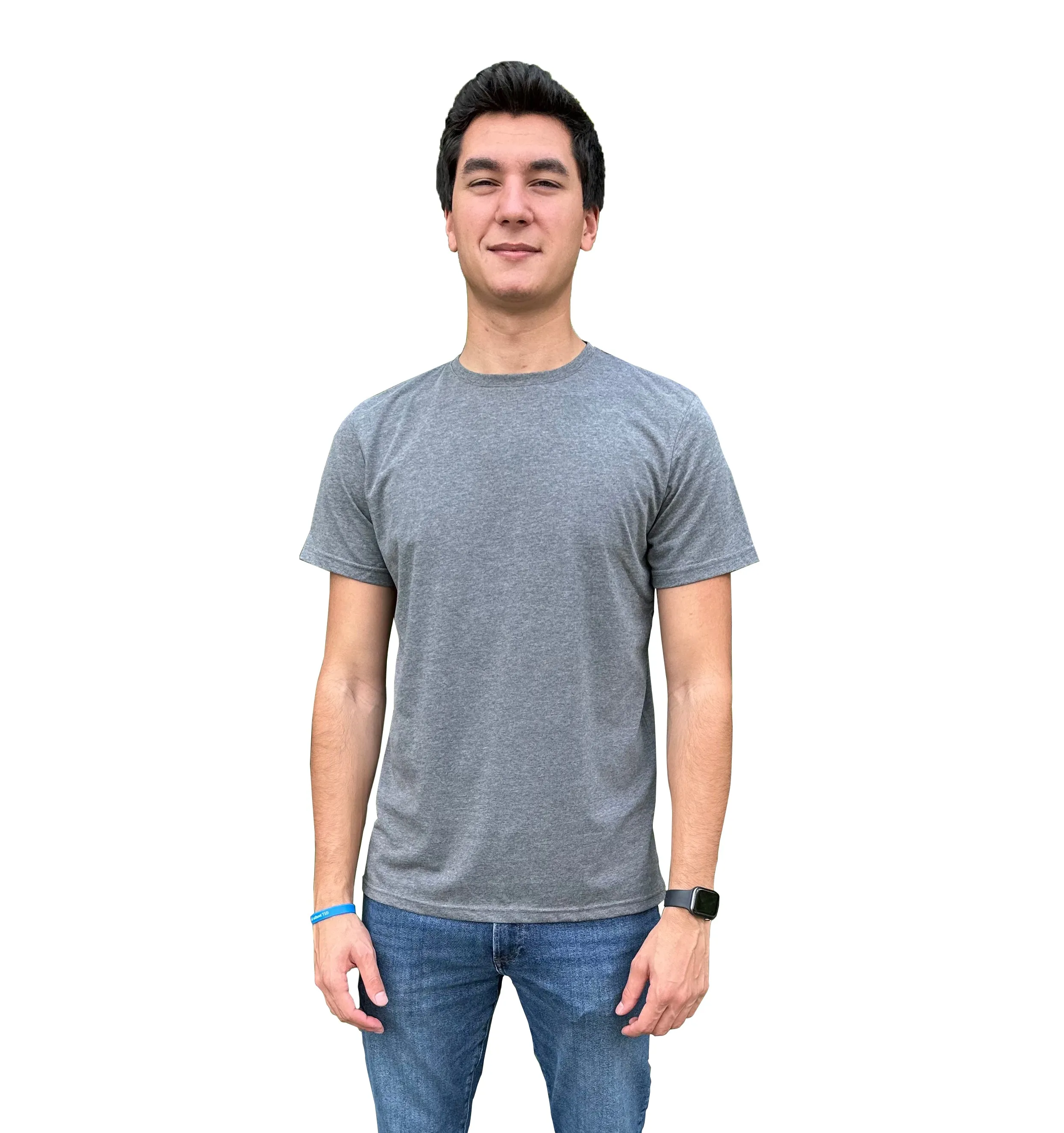 Men's Short Sleeve Crewneck T-Shirt in Combed Turkish Cotton