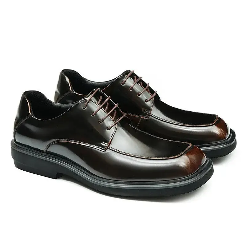 Men's Square-Toe Derby Shoes D23701