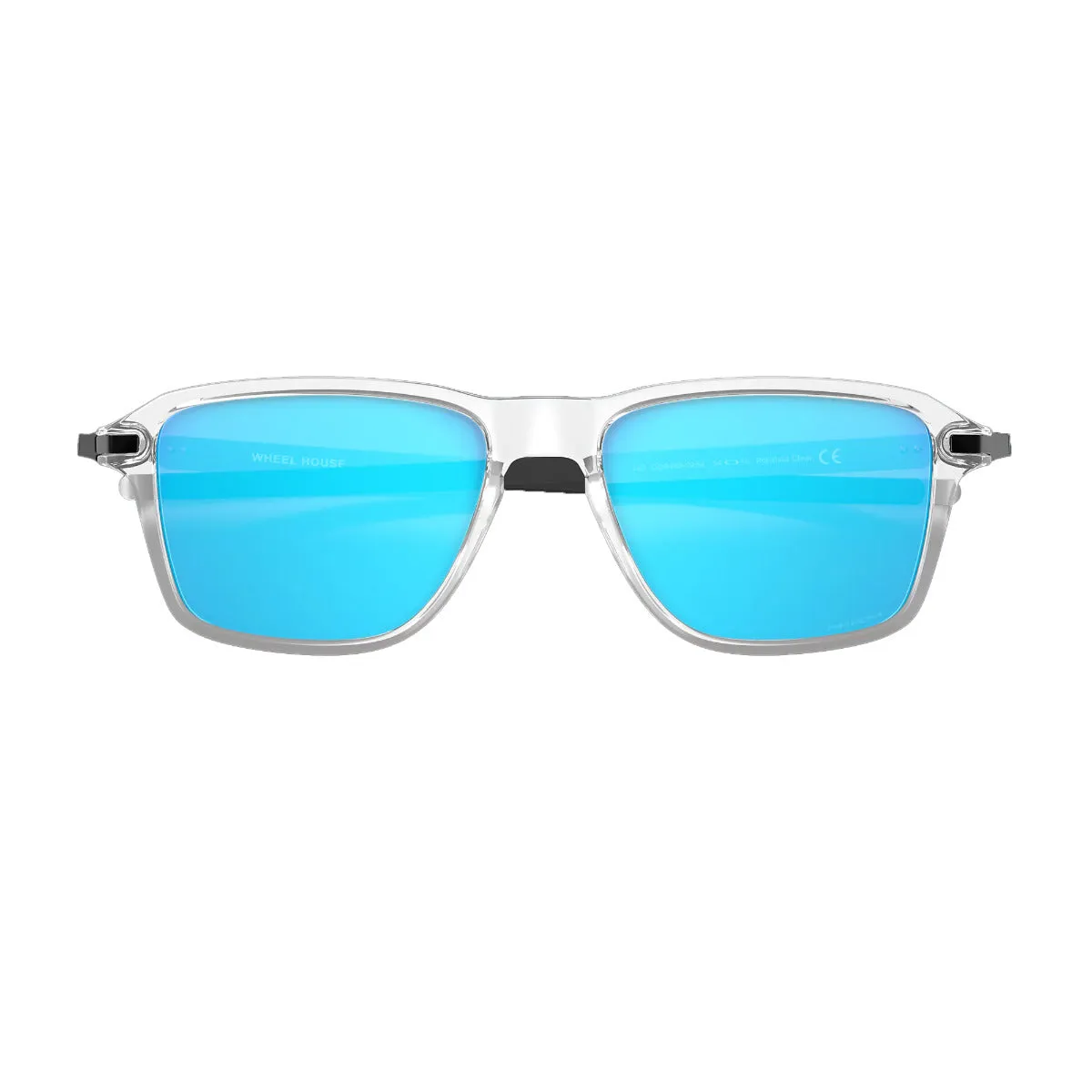 Oakley Wheel House Sunglasses - Polished Clear/Prizm Sapphire