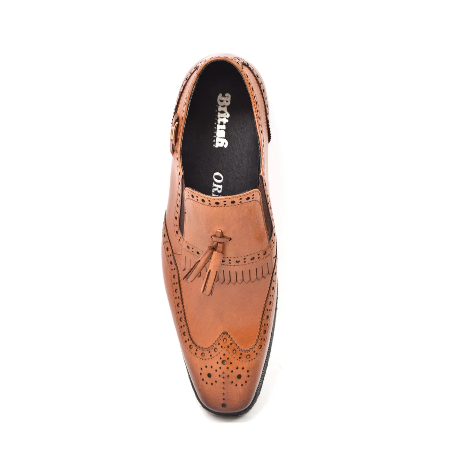 Rick Mens Dress Shoes by British Collection: Versatile and Trendy Formal Footwear