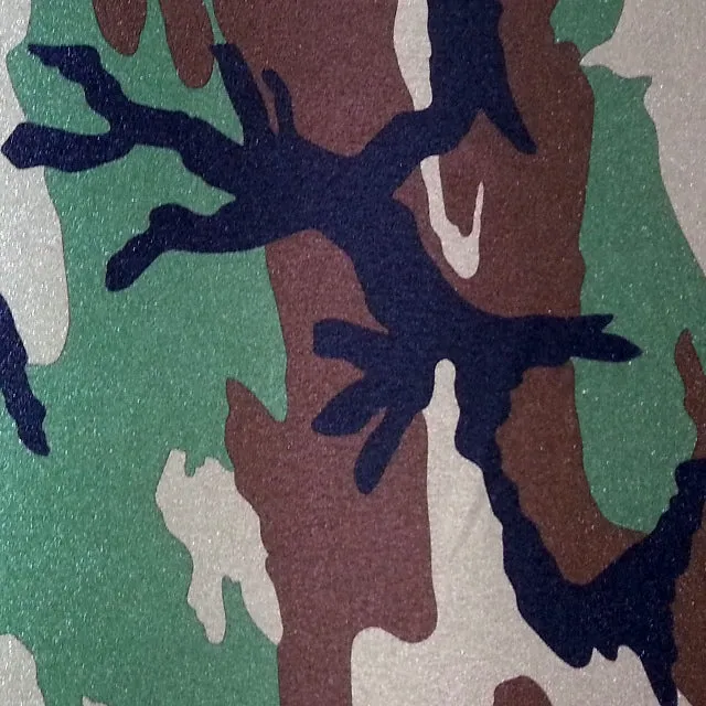 Satinique Camouflage Bridal Satin - Woodland (Sold per Yard)