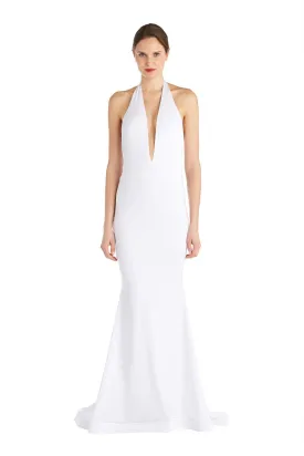 Sleek Halter Neck Gown