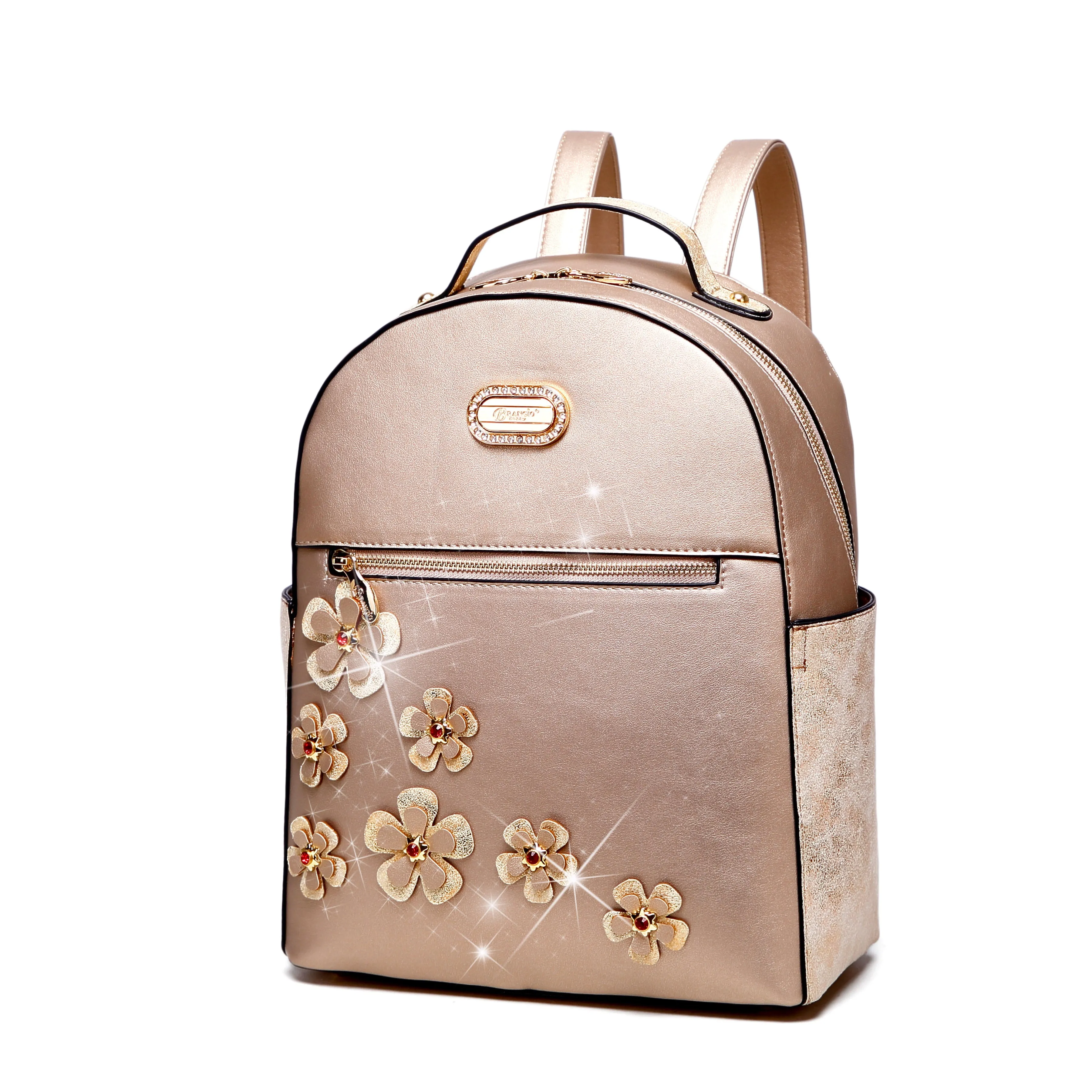 Twinkle Cosmos Handmade Floral Fashion Backpack